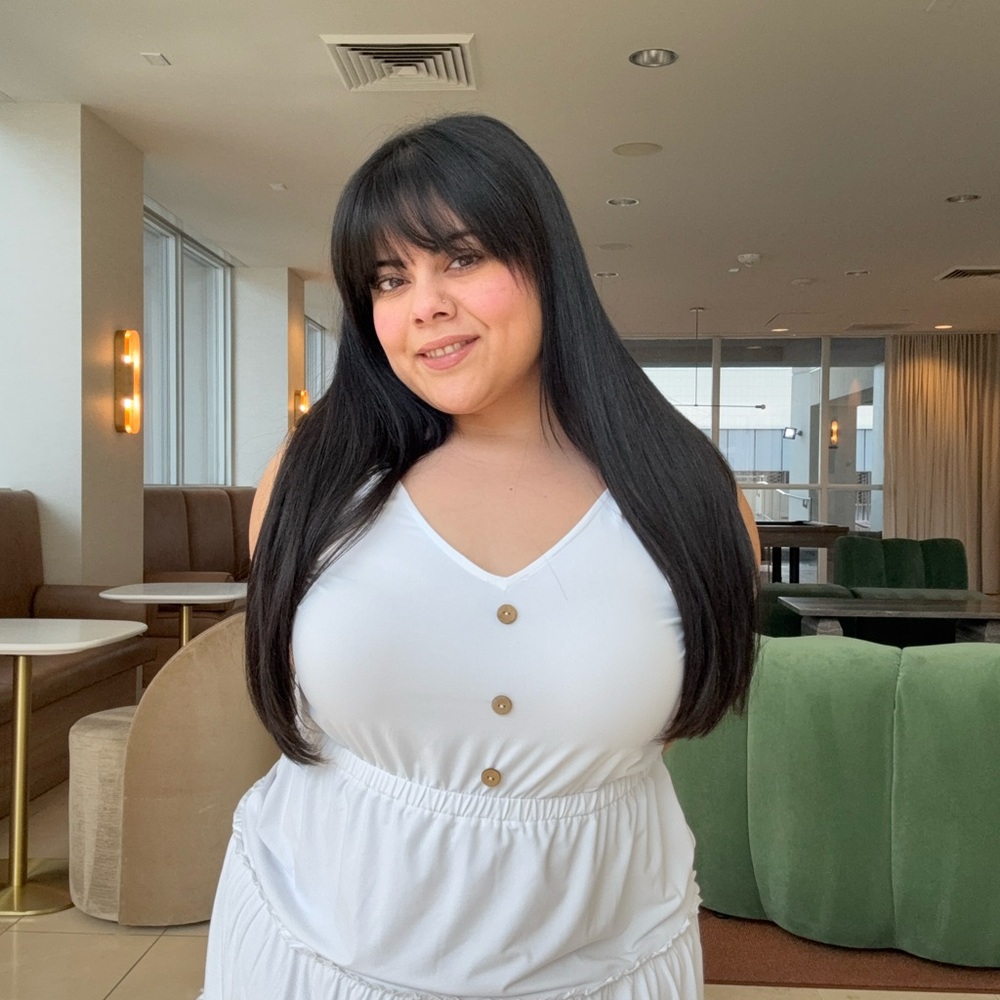 White Sleeveless Dress with Buttons